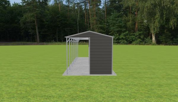 Carport with Storage 12 x 35 x 10 - Image 5