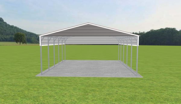 2 Car Carport 24 x 25 x 10 - Image 2