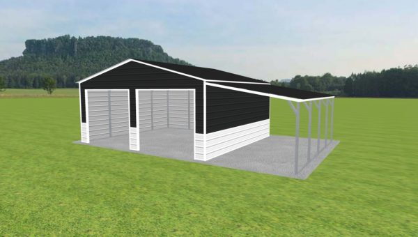 2 Car Carport 22 x 20 x 9