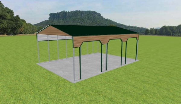 3 Car Carport 28 x 40 x 14