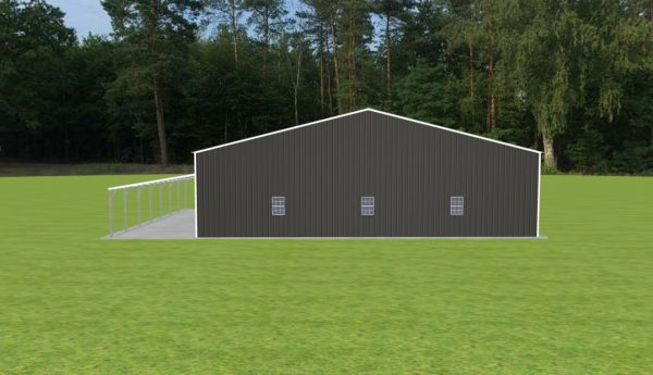 Garage with Lean To 48 x 35 x 12 - Image 5