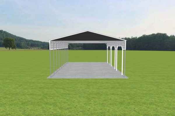 3 Car Carport 26 x 45 x 13 - Image 2