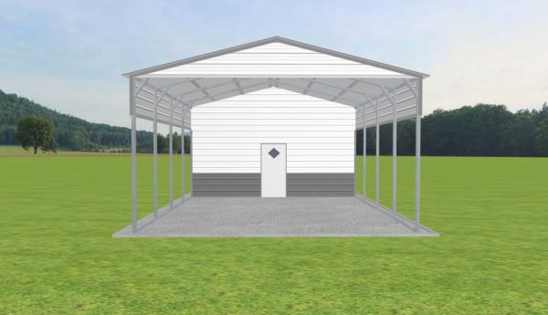 Carport with Storage 20 x 30 x 11 - Image 2