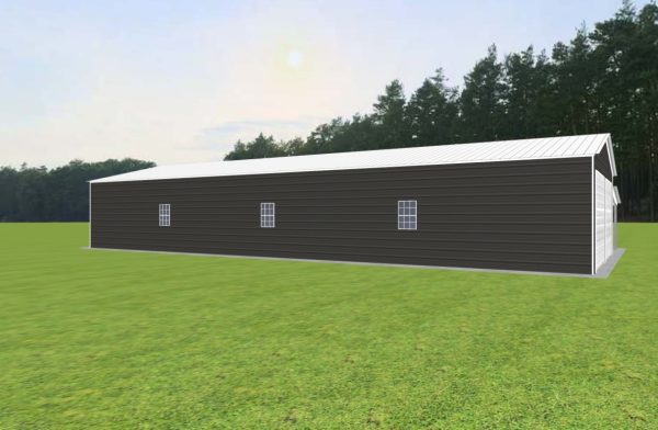 2 Car Garage with Lean To 24 x 60 x 9 - Image 4