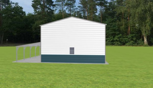 Garage with Lean To 24 x 30 x 14 - Image 5