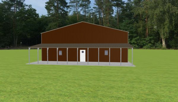 Garage with Lean To 48 x 50 x 16 - Image 2