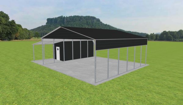 Carport with Storage 30 x 30 x 11 - Image 4