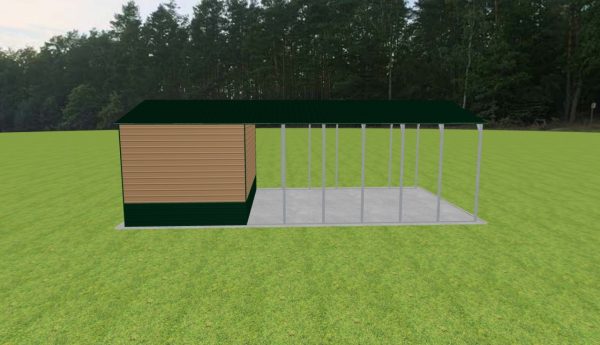 Carport with Storage 24 x 45 x 13 - Image 5