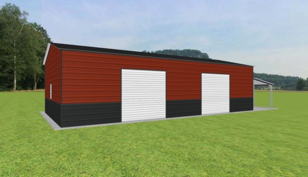 Garage with Lean To 20 x 40 x 10 - Image 2