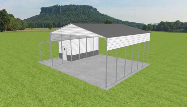 Carport with Storage 28 x 30 x 14 - Image 4