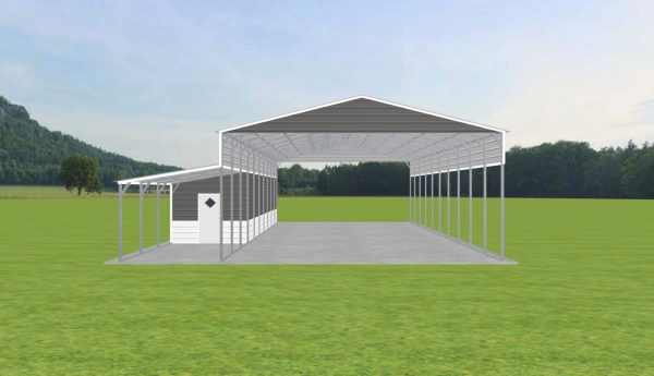 Carport with Storage 28 x 50 x 13 - Image 2