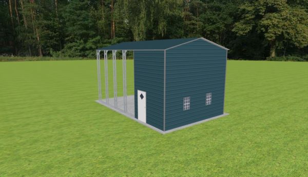 Carport with Storage 18 x 30 x 15 - Image 3