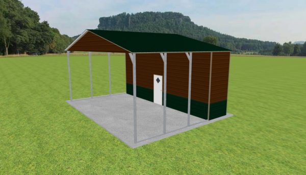 Carport with Storage 28 x 20 x 12