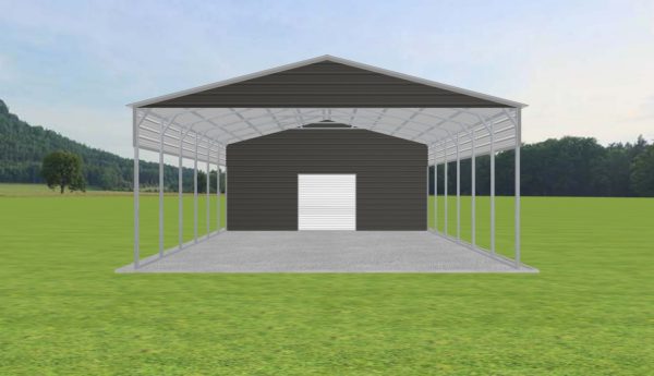 Carport with Storage 28 x 45 x 12 - Image 2