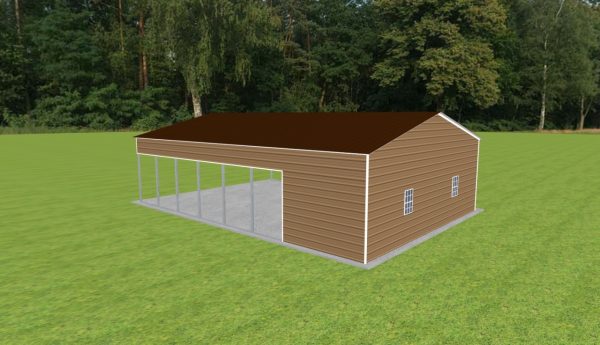 Carport with Storage 28 x 40 x 10 - Image 3