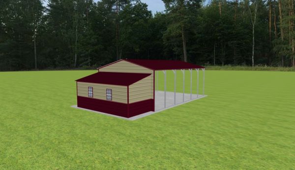 Carport with Storage 20 x 30 x 10 - Image 2