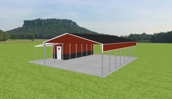 Carport with Storage 26 x 40 x 9 - Image 3