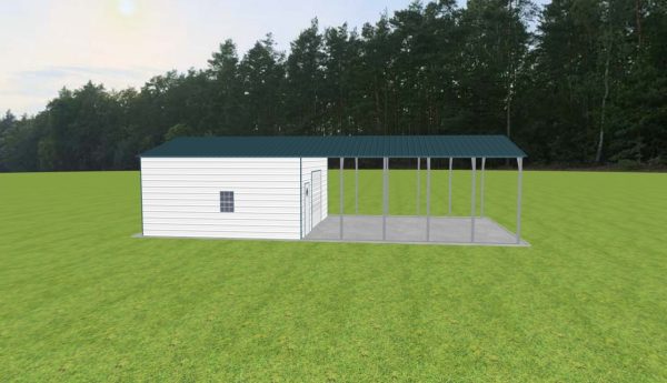 Carport with Storage 22 x 45 x 10 - Image 4