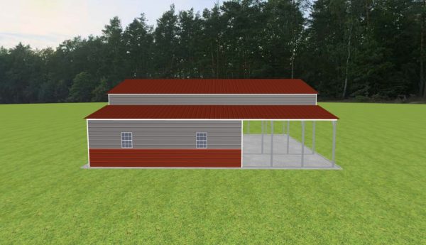 Carport with Storage 26 x 40 x 12 - Image 3