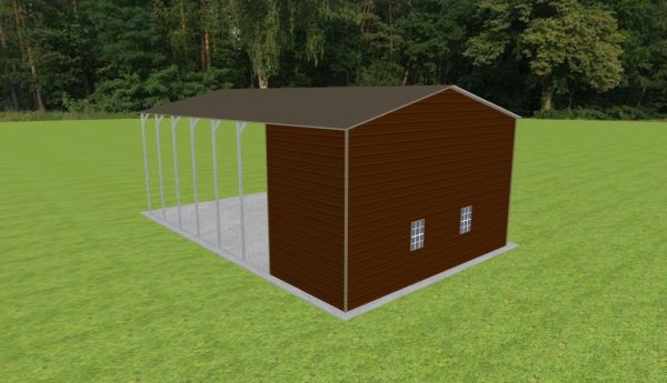 Carport with Storage 24 x 40 x 14 - Image 3