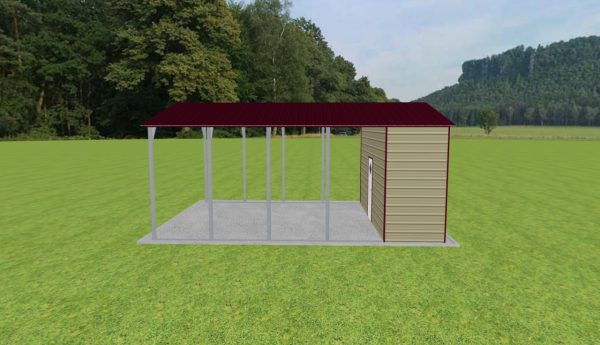 Carport with Storage 18 x 25 x 10 - Image 3