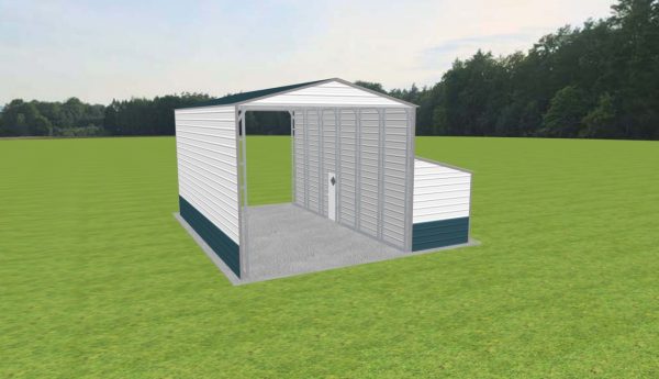 Carport with Storage 18 x 30 x 15 - Image 5