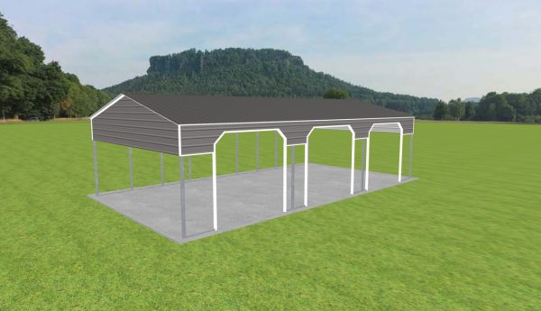 3 Car Carport 24 x 45 x 11