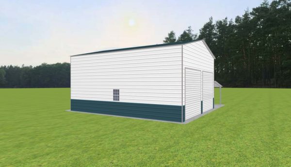 Garage with Lean To 24 x 30 x 14 - Image 4