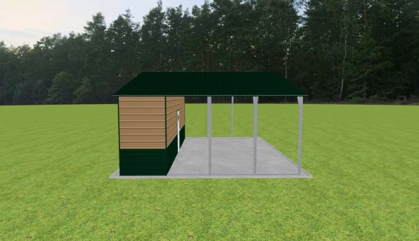 Carport with Storage 28 x 20 x 9 - Image 5