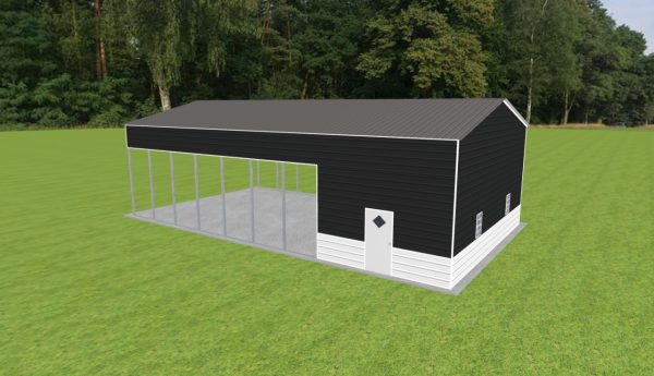 Carport with Storage 28 x 50 x 14 - Image 3