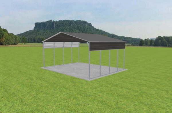 3 Car Carport 26 x 20 x 11