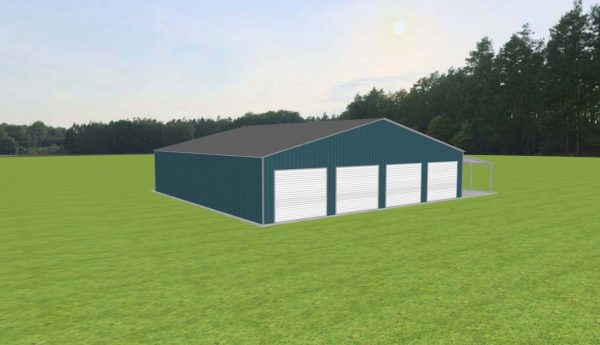 Garage with Lean To 50 x 50 x 10 - Image 4