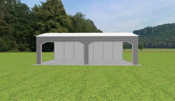 2 Car Carport 20 x 35 x 10 - Image 2