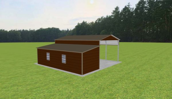 Carport with Storage 14 x 22 x 9 - Image 3