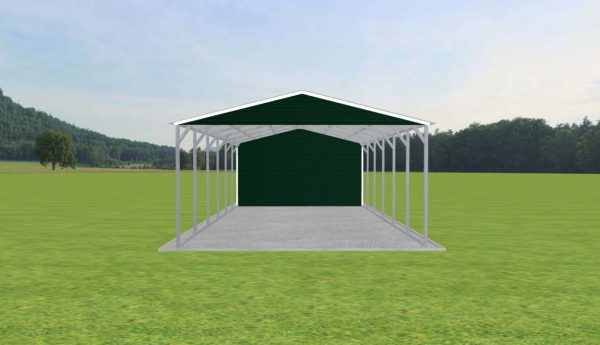 Carport with Storage 18 x 50 x 9 - Image 2