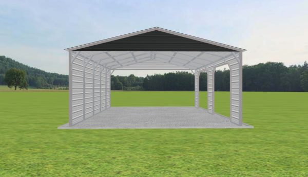 2 Car Carport 20 x 25 x 9 - Image 4