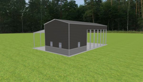 Carport with Storage 18 x 45 x 15 - Image 5