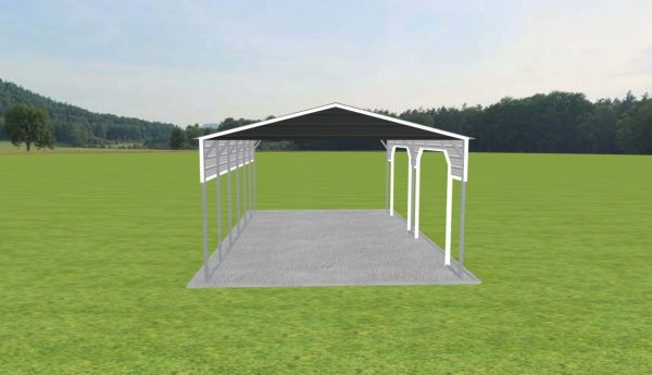 2 Car Carport 18 x 30 x 10 - Image 3