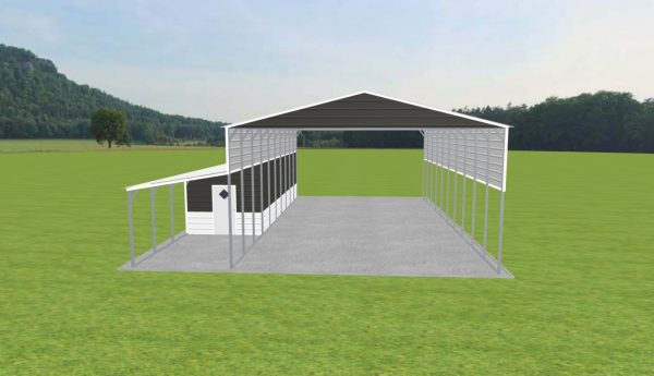 Carport with Storage 26 x 50 x 14 - Image 2