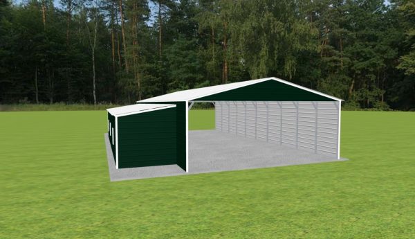 Carport with Storage 24 x 50 x 9 - Image 5