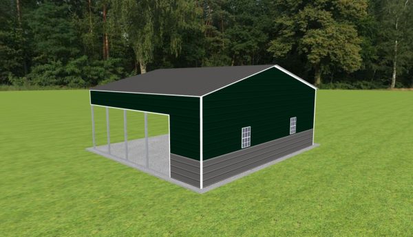 Carport with Storage 28 x 25 x 10 - Image 3