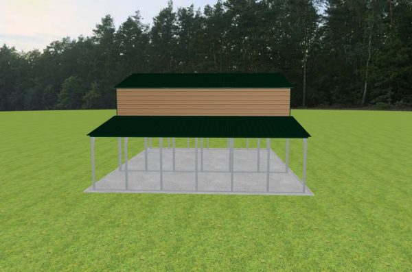 3 Car Carport 26 x 30 x 15 - Image 4