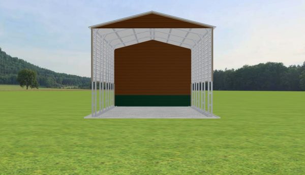 Carport with Storage 20 x 25 x 15 - Image 2