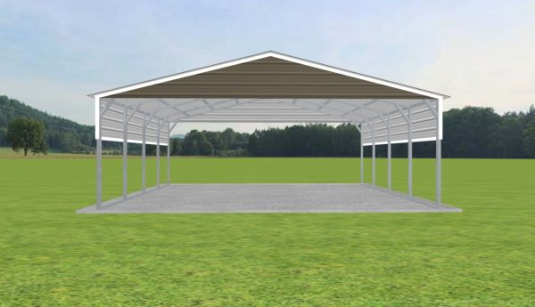 2 Car Carport 24 x 20 x 8 - Image 2