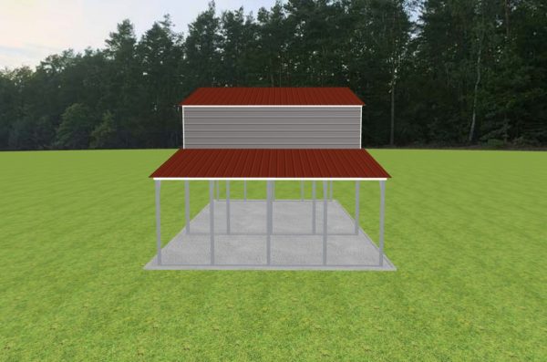 3 Car Carport 26 x 20 x 15 - Image 4