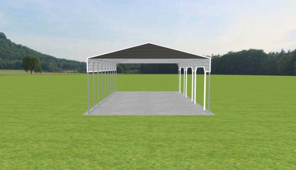 3 Car Carport 28 x 45 x 13 - Image 3