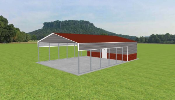 Carport with Storage 26 x 40 x 9