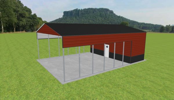 Carport with Storage 28 x 40 x 13