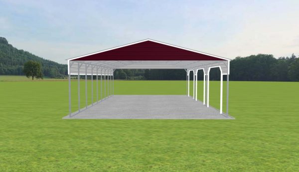 3 Car Carport 30 x 45 x 11 - Image 3