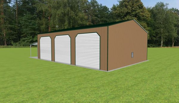 Garage with Lean To 40 x 55 x 16 - Image 3